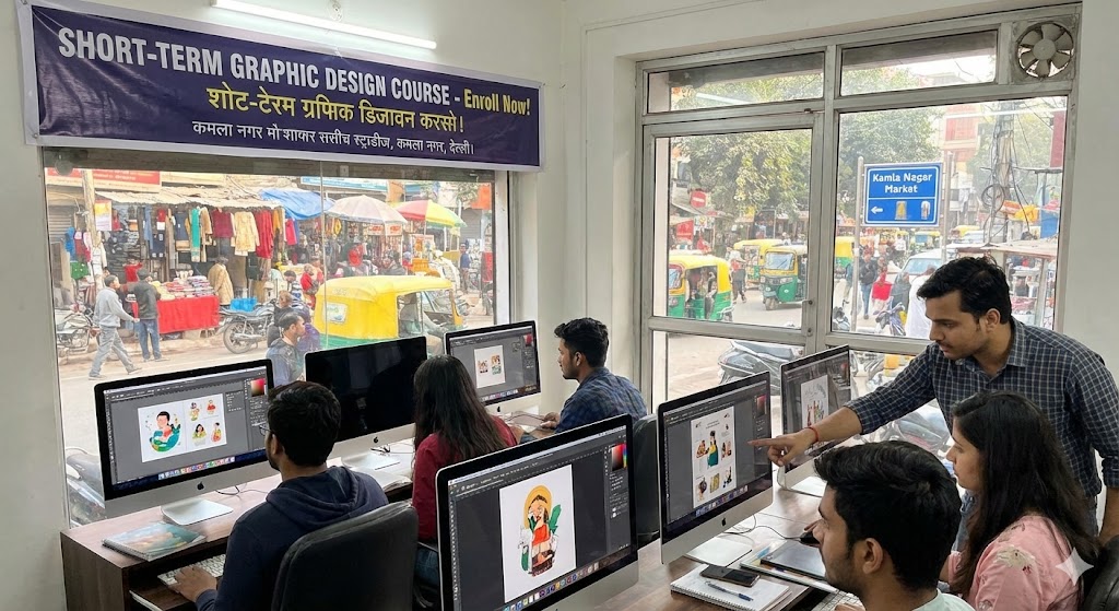 Short-Term Graphic Design Course in Kamla Nagar – Build Your Creative Career Fast